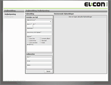 Tablet Screenshot of melding.elcon-as.dk